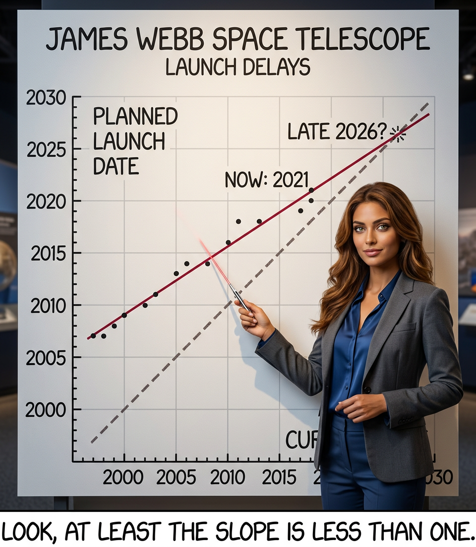 Since delays should get less likely closer to the launch, most astronomers in 2018 believed the expansion of the schedule was slowing, but by early 2020 new measurements indicated that it was actually accelerating.
