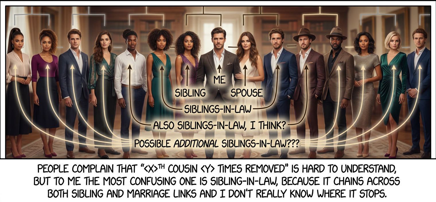 FYI, it turns out "...because I haven't figured out whether he would be my brother-in-law or not" does NOT qualify as a "reason why these two should not be wed."