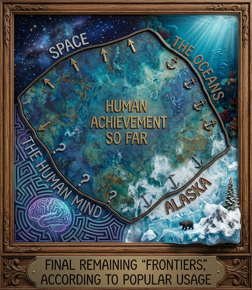 Star Trek V is a small part of the space frontier, but it's been a while since that movie came out so I assume we've finished exploring it by now.