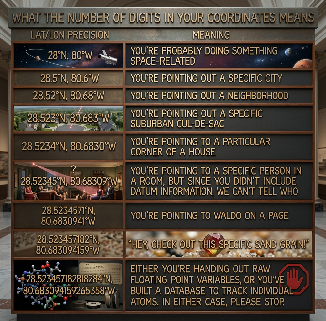 40 digits: You are optimistic about our understanding of the nature of distance itself.