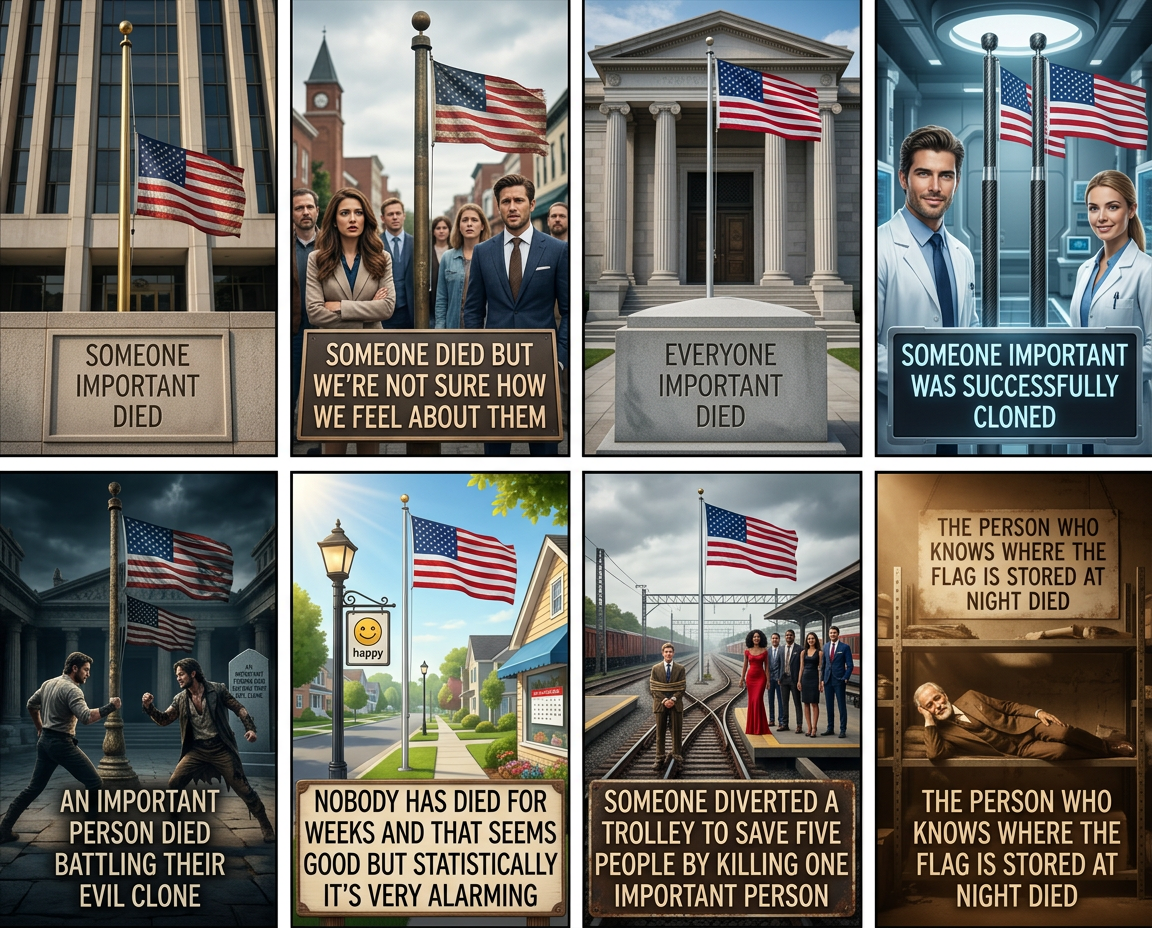 When Salvador Dalí died, it took months to get all the flagpoles sufficiently melted.