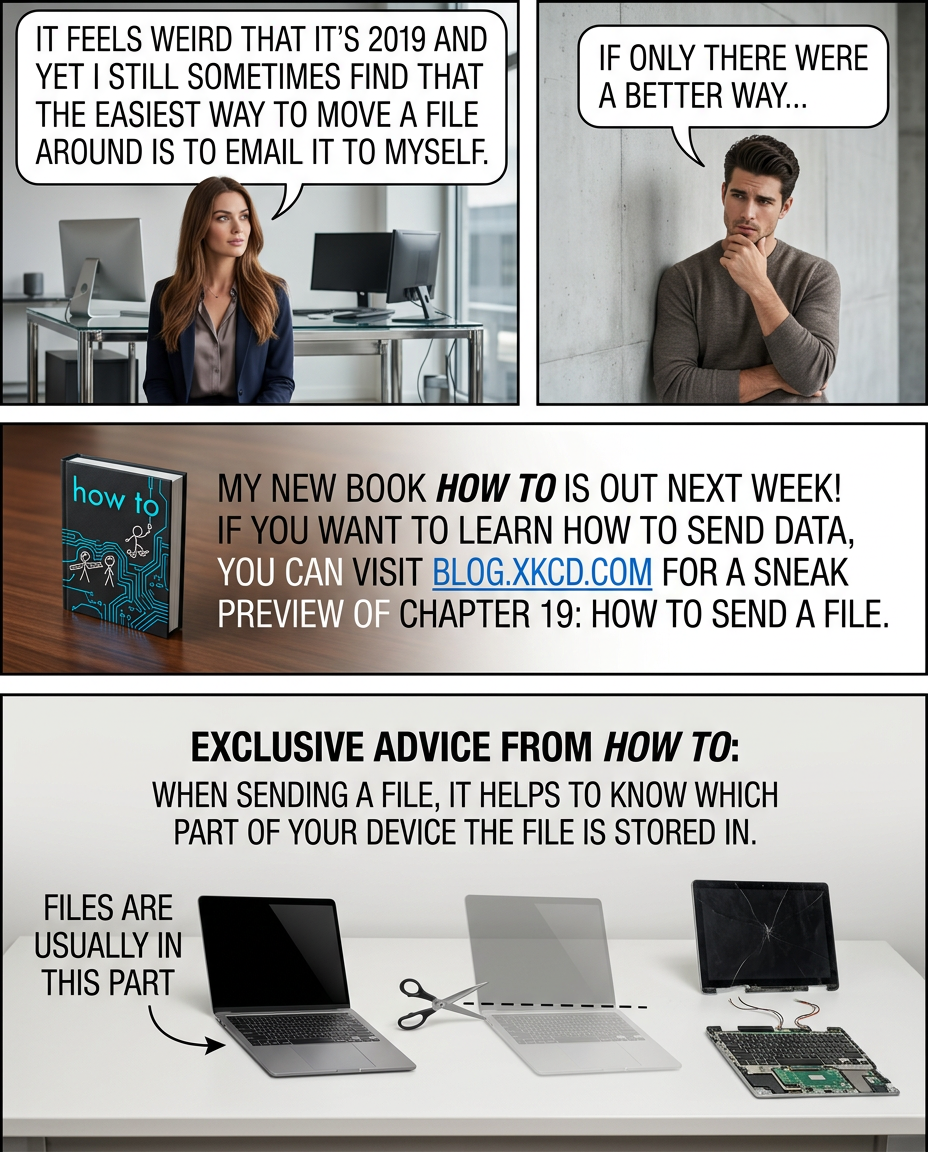 Note: How To will teach you lots of cool stuff about technology, data storage, butterfly migration, and more. Also you will never see your files again.