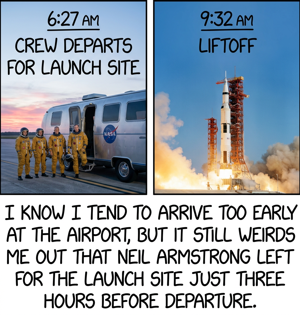 They could afford to cut it close because they all had Global Entry.