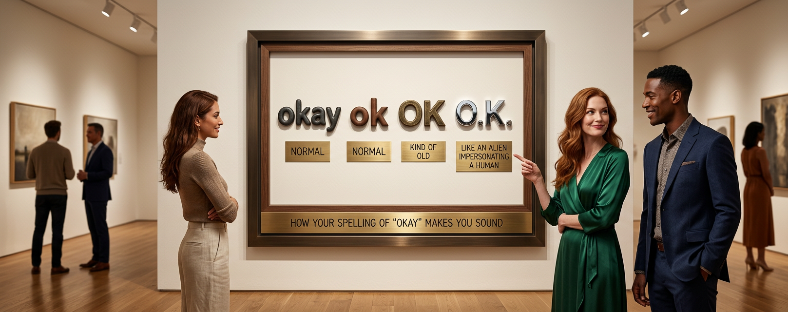 After changing it back and forth several times and consulting with internet linguist Gretchen McCulloch, I settled on "ok" in my book How To, but I'm still on the fence. Maybe I should just switch to "oK."