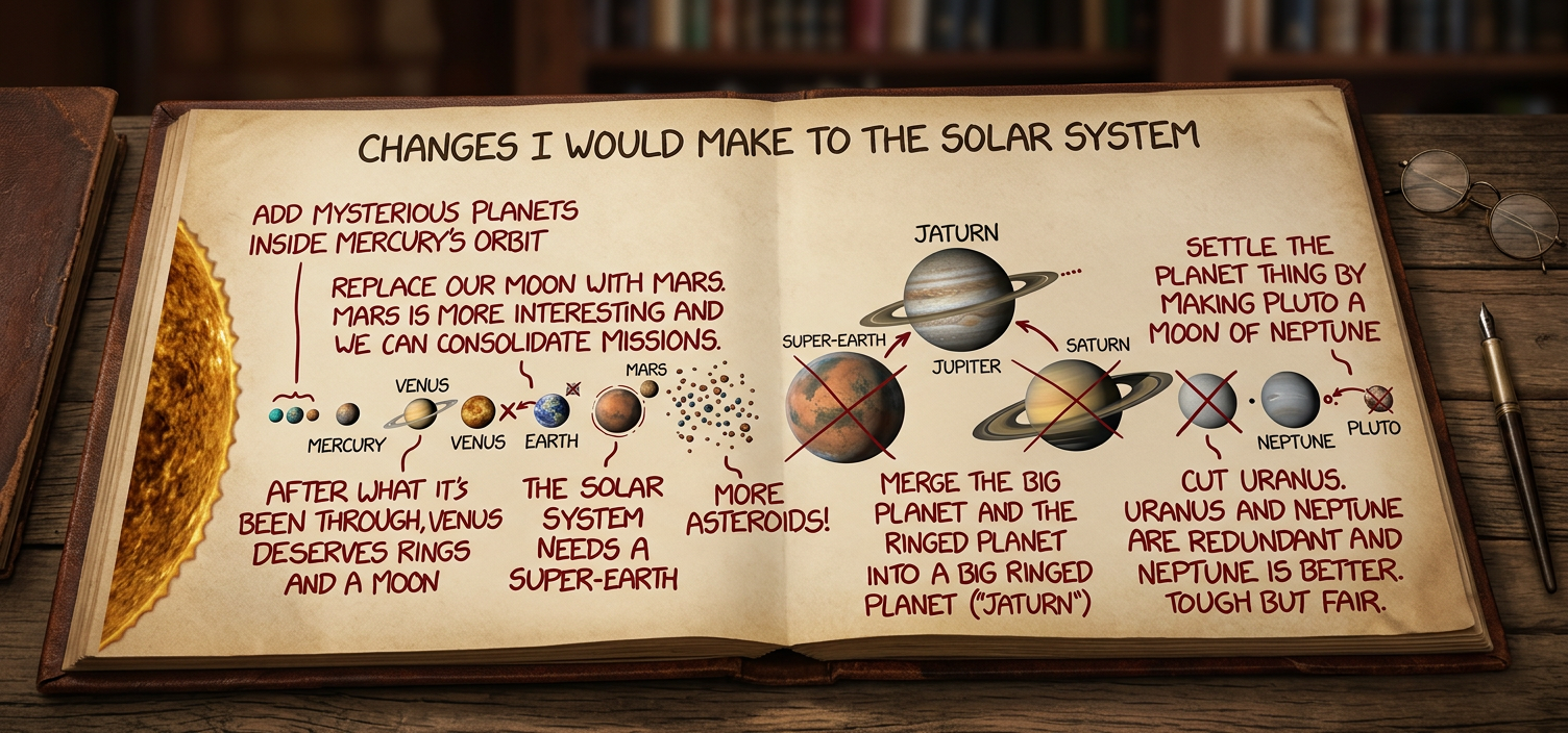 "Actually, Jupiter already has a very impressive ring system!" --someone who knows Jupiter is within earshot