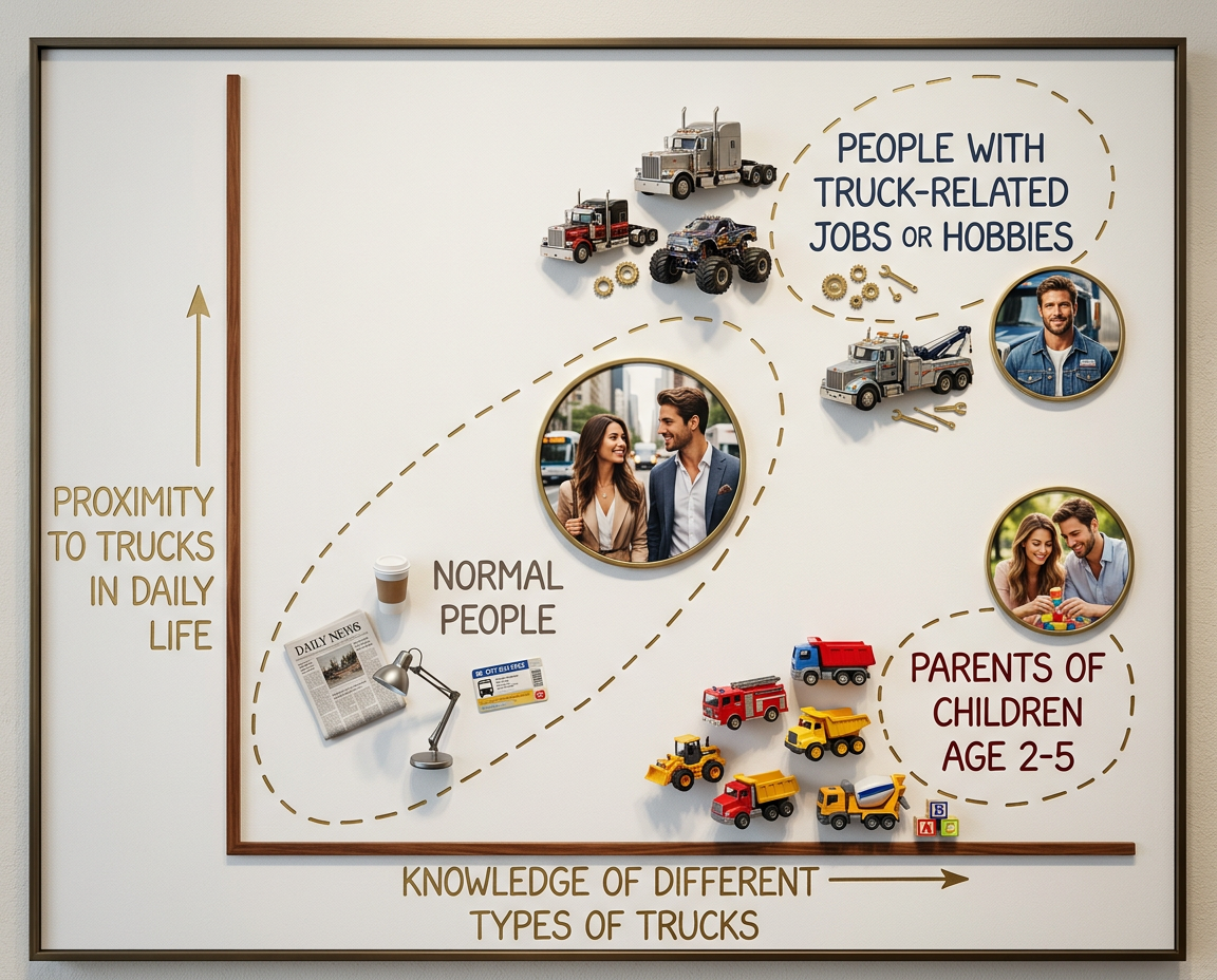 See also: Farm animals and dinosaurs. I am so confident that there exists children's media that involves dinosaurs driving trucks on a farm that I'm writing this without even Googling to check.