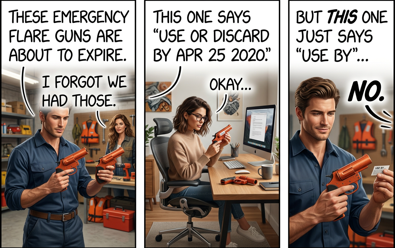 One of the things of bear spray says that, and I'm not one to disobey safety instructions, but there are no bears around here. Guess it's time for a camping trip where we leave lots of food out!