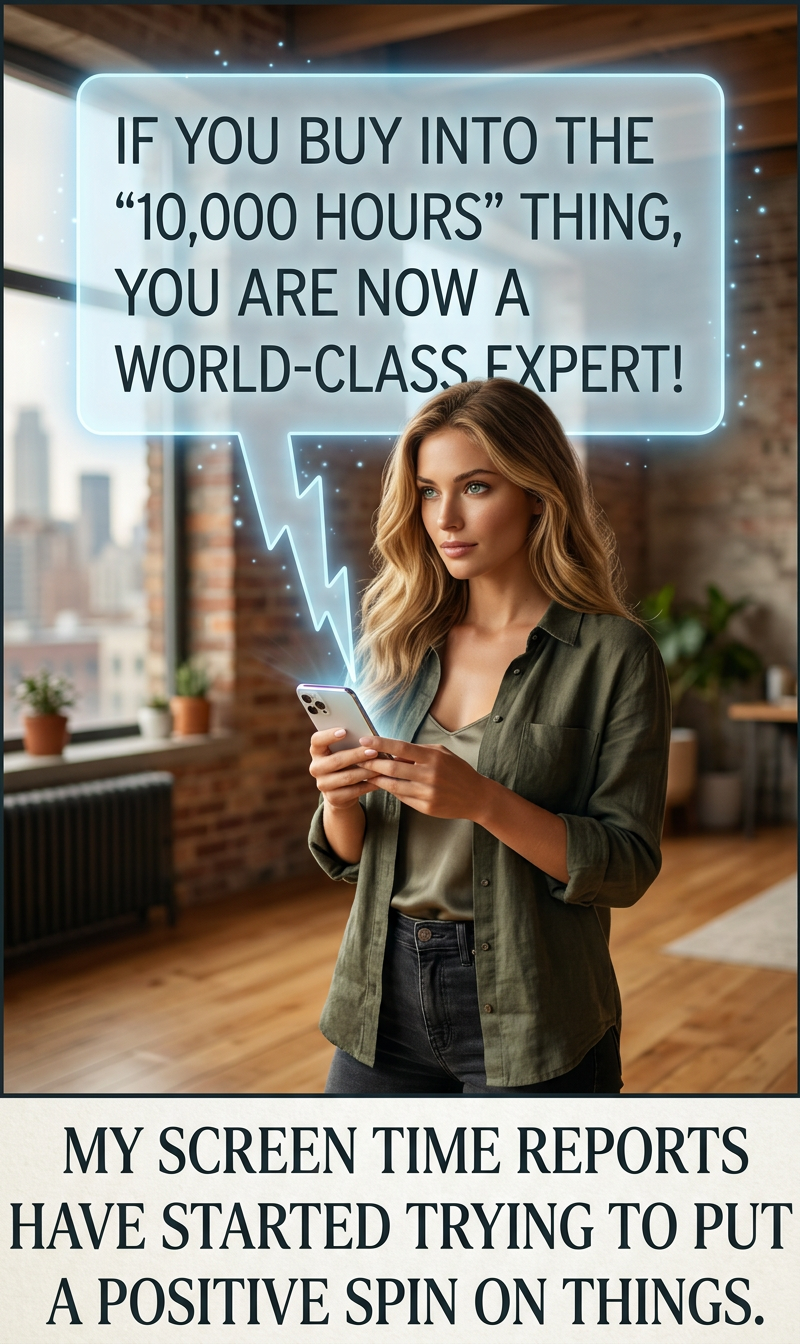 I'm proud to announce that as of this year I've become a world-class expert at chewing.