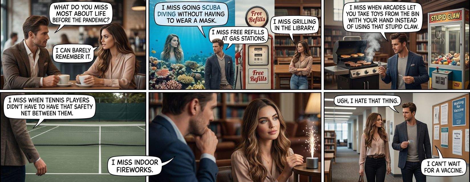 I can't wait until this is all over and I can go back to riding my horse through the mall.