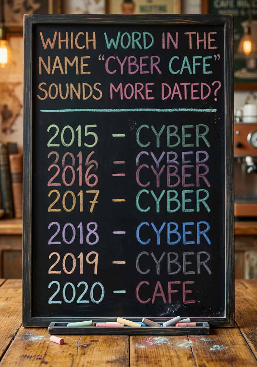 Since we haven't really settled on a name for those online hangout/work spaces that try to recreate the experience of cafes, and I love confusion, I'm going to start calling them 'cyber cafes' or 'internet cafes.'