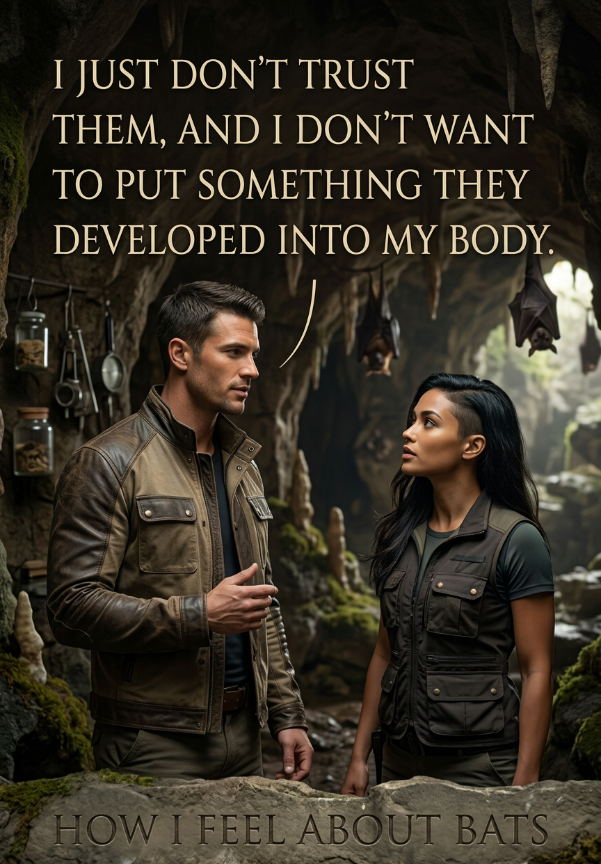 I believe in getting immunity the old-fashioned way: By letting a bat virus take control of my lungs and turn my face into a disgusting plague fountain while my immune system desperately Googles 'how to make spike protein antibodies'.