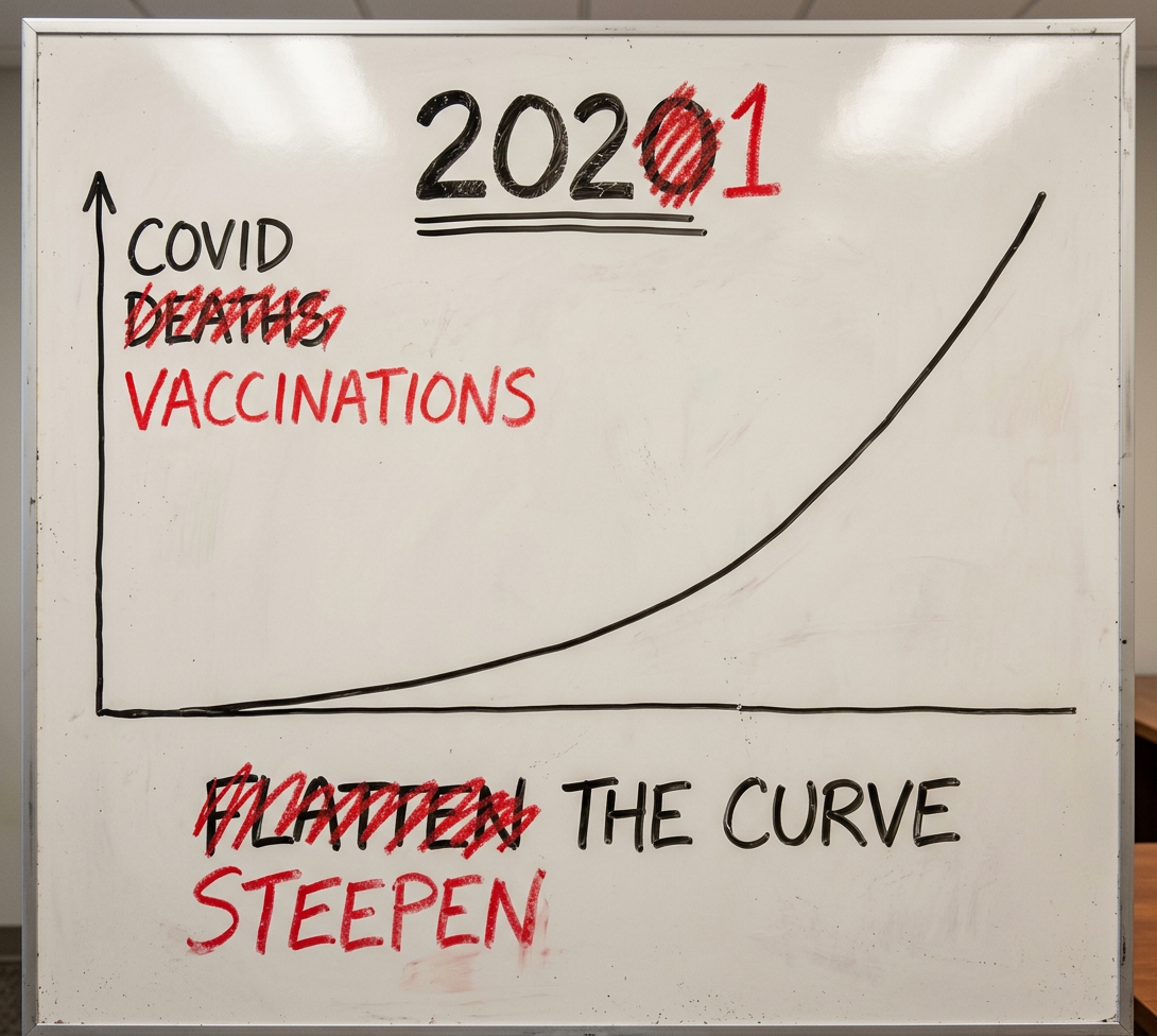 1. Flatten the curve. 2. Steepen the curve. 3. Hang out.