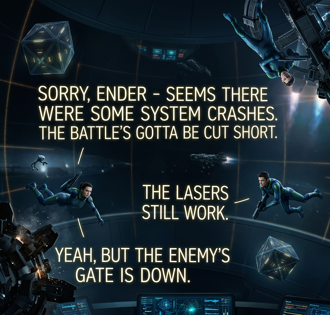 Bean actually sabotaged it just to give Dink the excuse to make that joke.