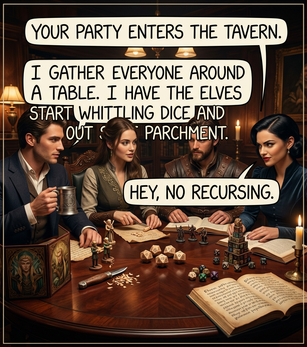 I may have also tossed one of a pair of teleportation rings into the ocean, with interesting results.