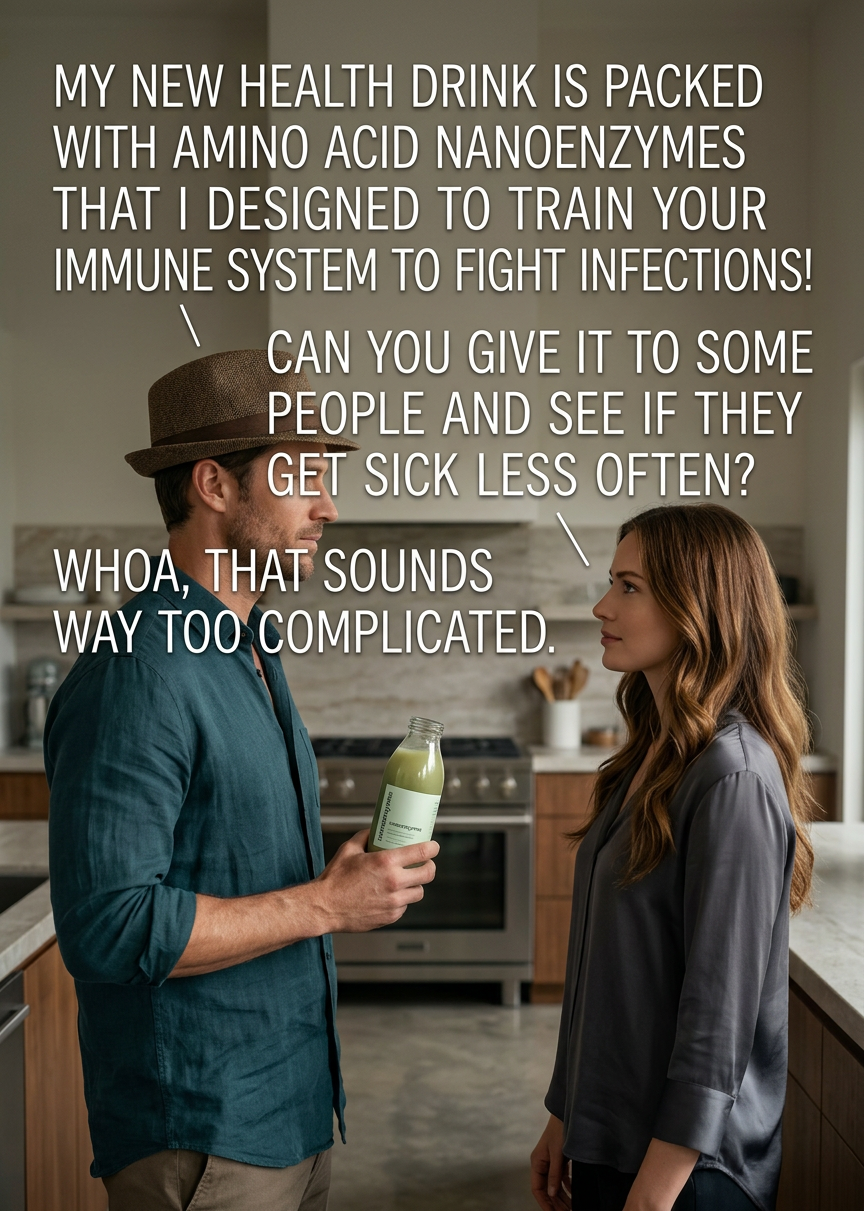 You'd need to keep track of so many people! Would you use, like, Excel or something? Far too fancy for a simple country nanoenzyme developer like me.