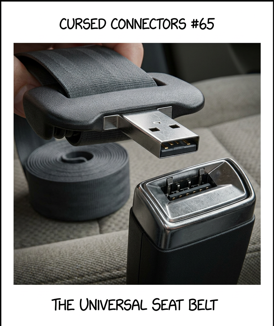 The plug fits really snugly, so it should be safe in a crash.