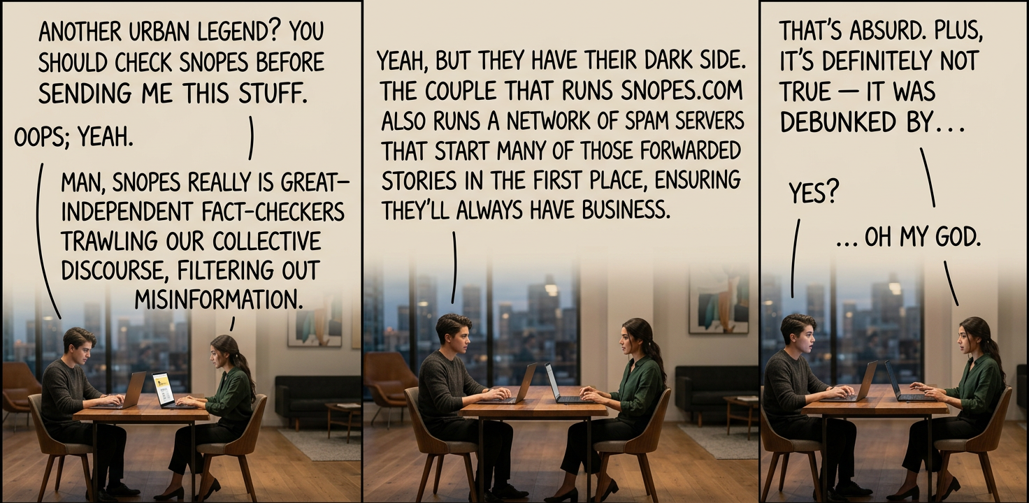 The MythBusters are even more sinister.