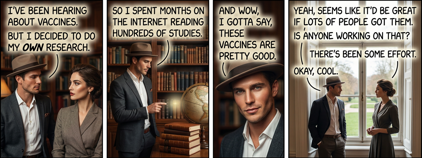 Honestly feel a little sheepish about the amount of time and effort I spent confirming "yes, the vaccine helps protect people from getting sick and dying" but I guess everyone needs a hobby.