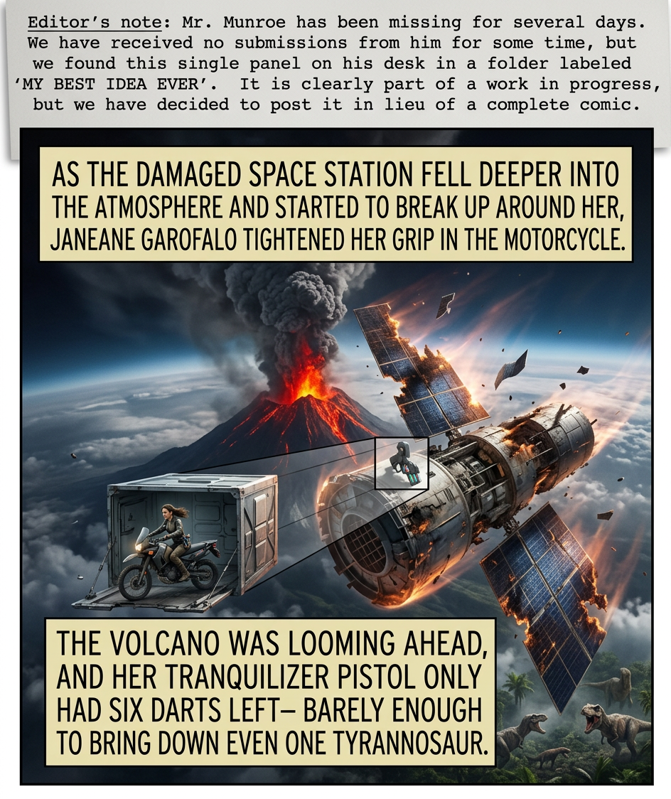 No one wants an explanation more than us.  Except Ms. Garofalo.