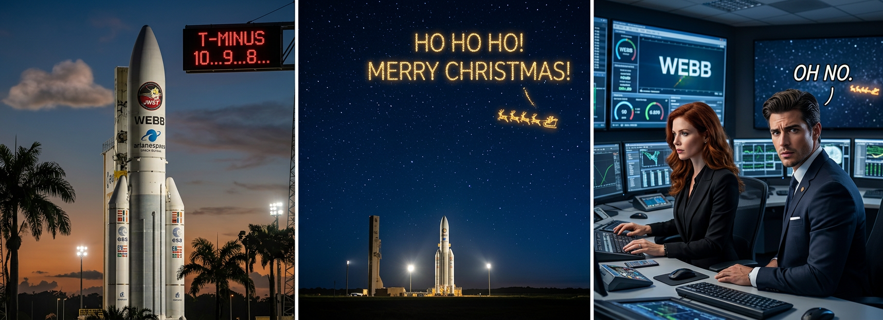 Update: Santa has been destroyed by the range safety officer.