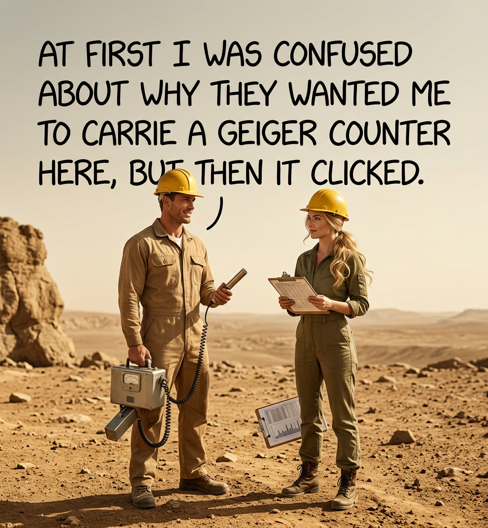 At first I didn't get why they were warning me about all those birds sitting on the wire, but then I understood.