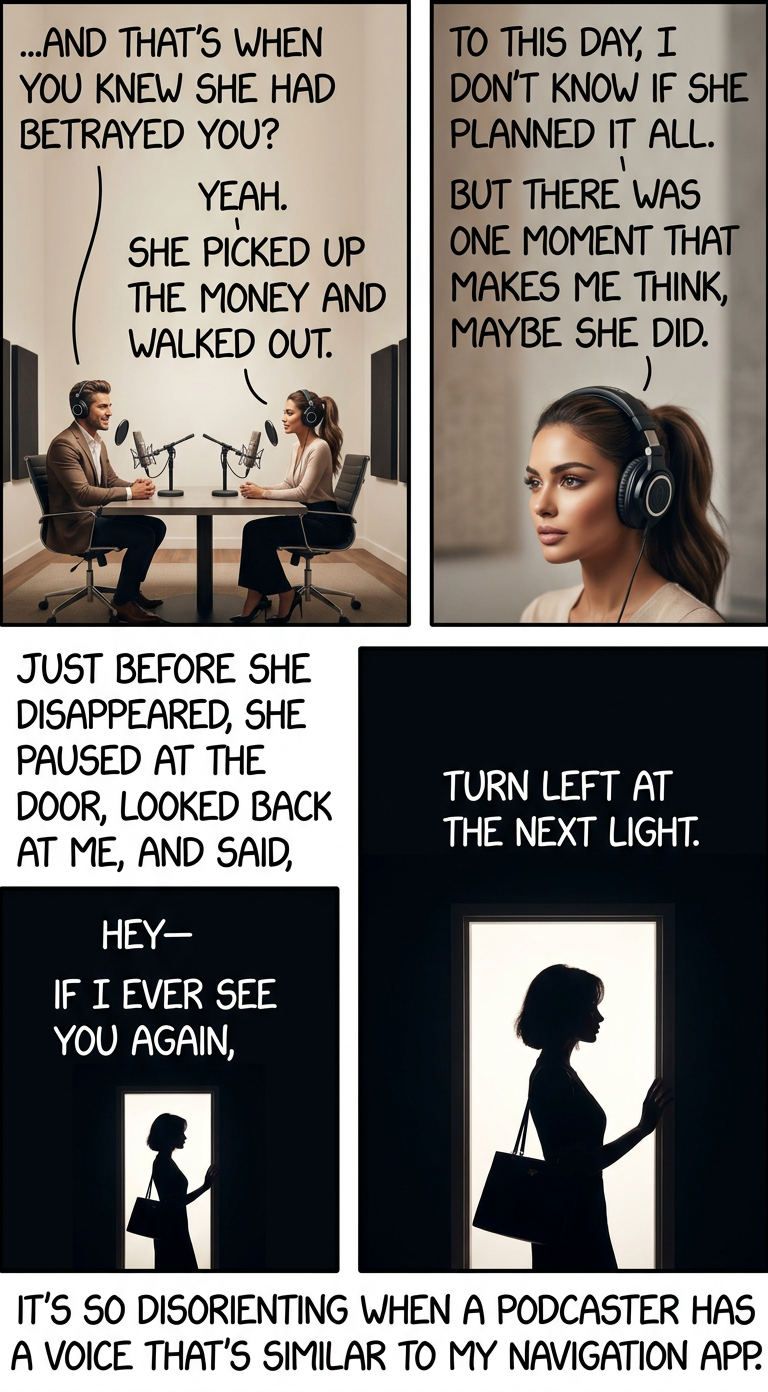 It's been extra bad ever since my GPS got stuck on Phoebe Judge mode.