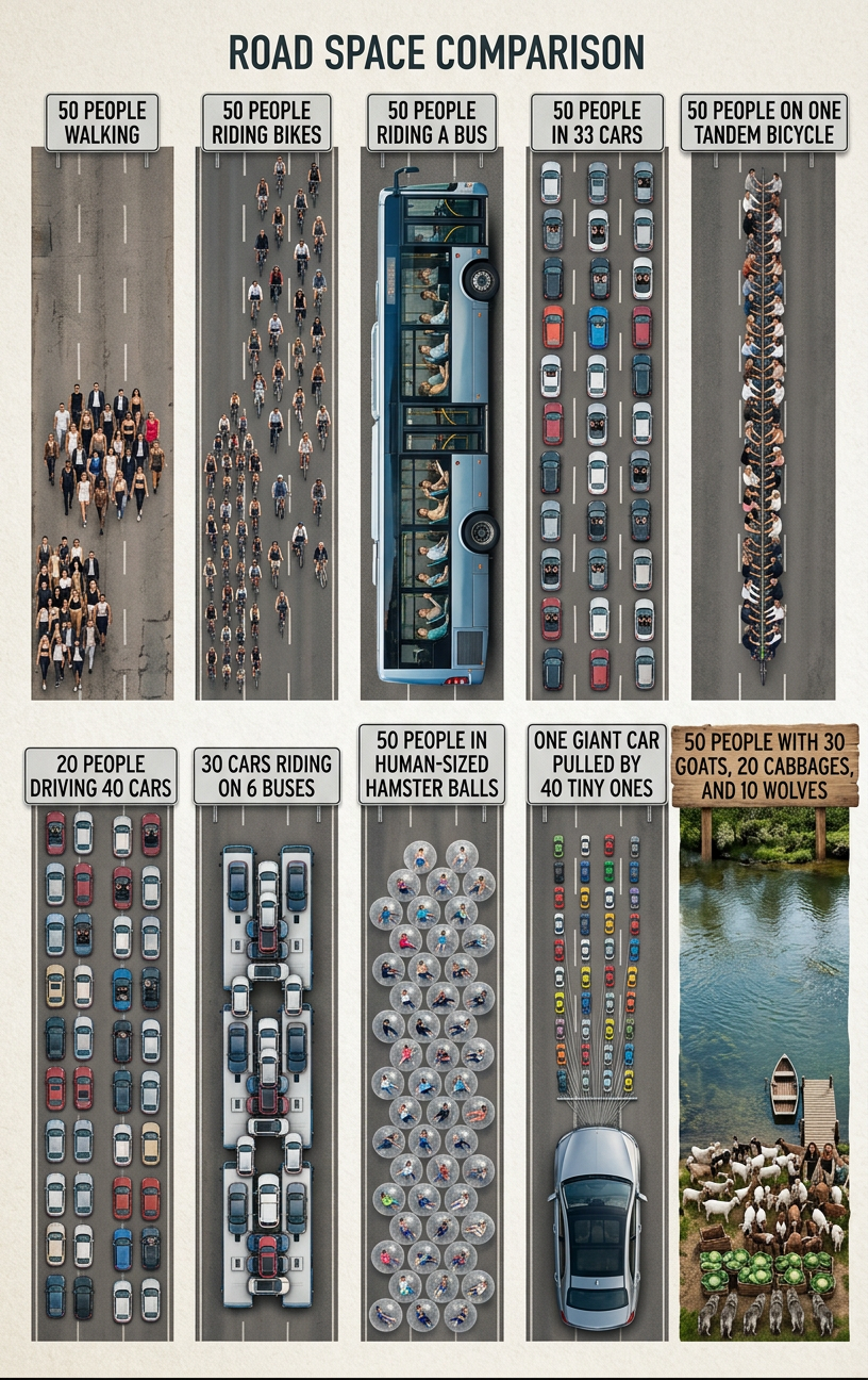 I wonder how hard it would be to ride an electric scooter in a hamster ball.