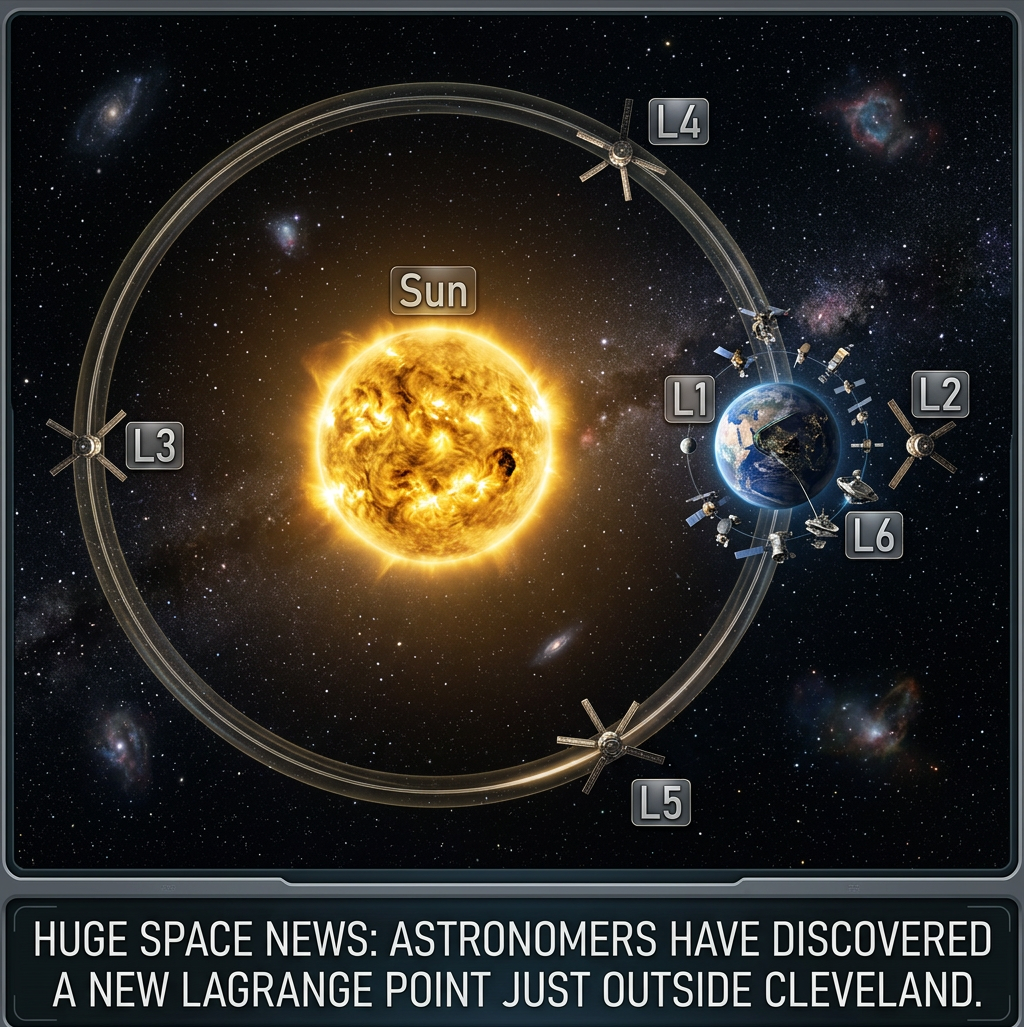 It's difficult to orbit L6 stably due to gravitational perturbation from Akron and Toledo.