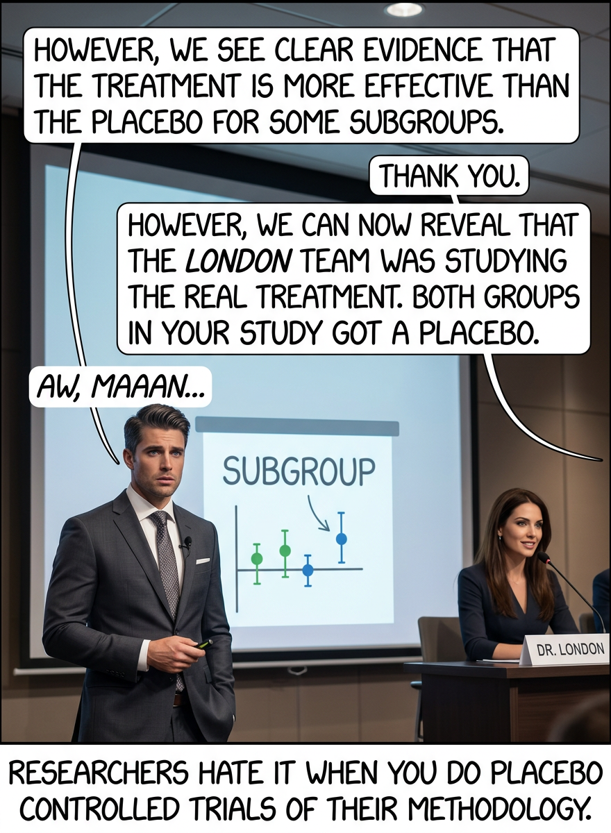 If you think THAT'S unethical, you should see the stuff we approved via our Placebo IRB.