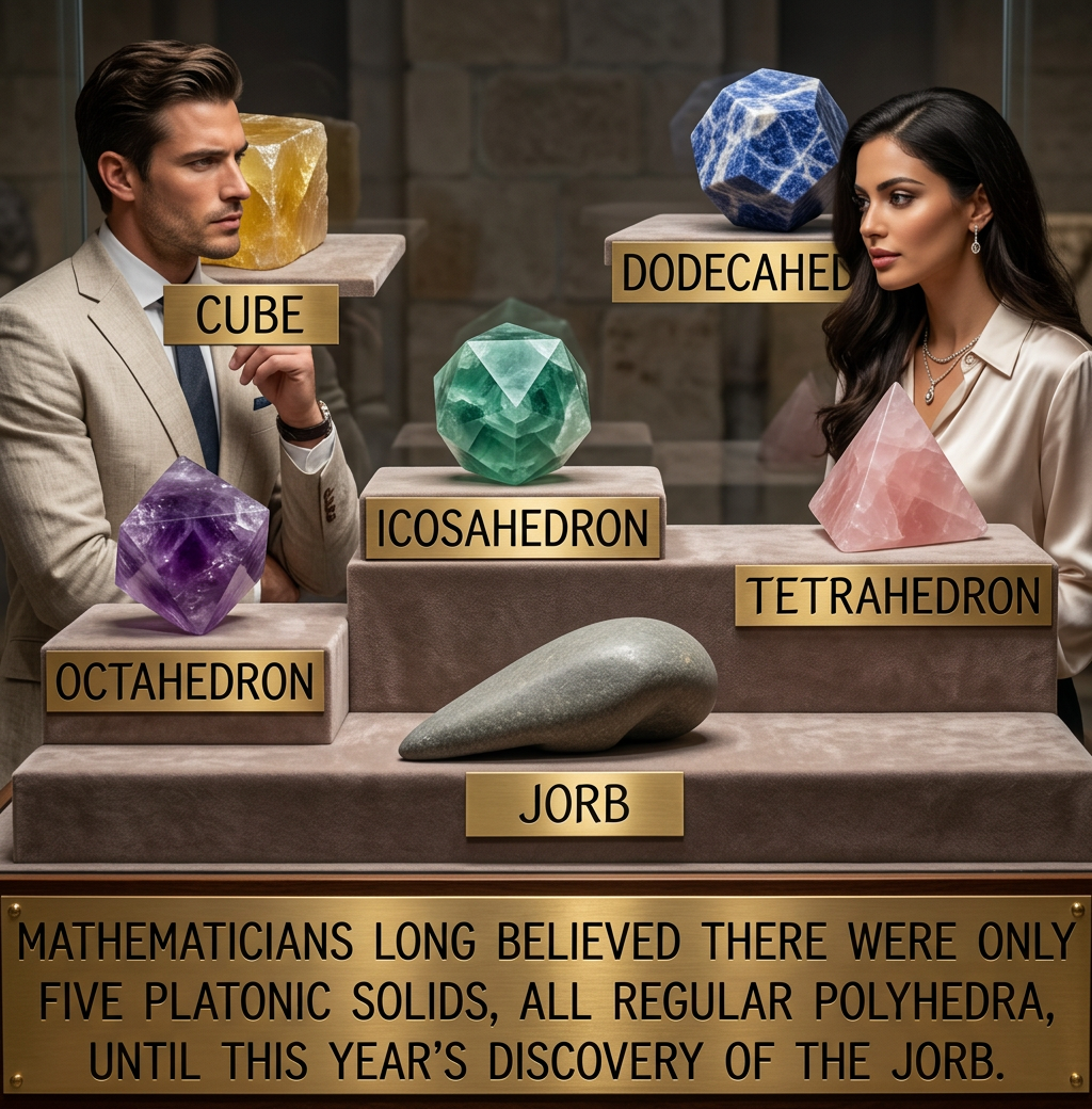 Plato made the solids, and five were gifted to the mathematicians. But in secret Plato forged a sixth solid to rule over all the others.