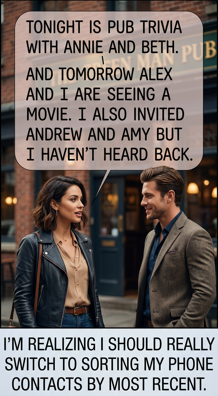 Oh no, I haven't checked in with Yvonne in YEARS.