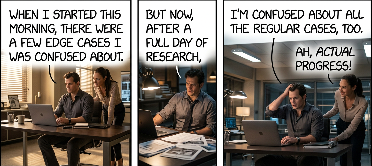 Slowly progressing from 'how do protons behave in relativistic collisions?' to 'what the heck are protons even doing when they're just sitting there?'