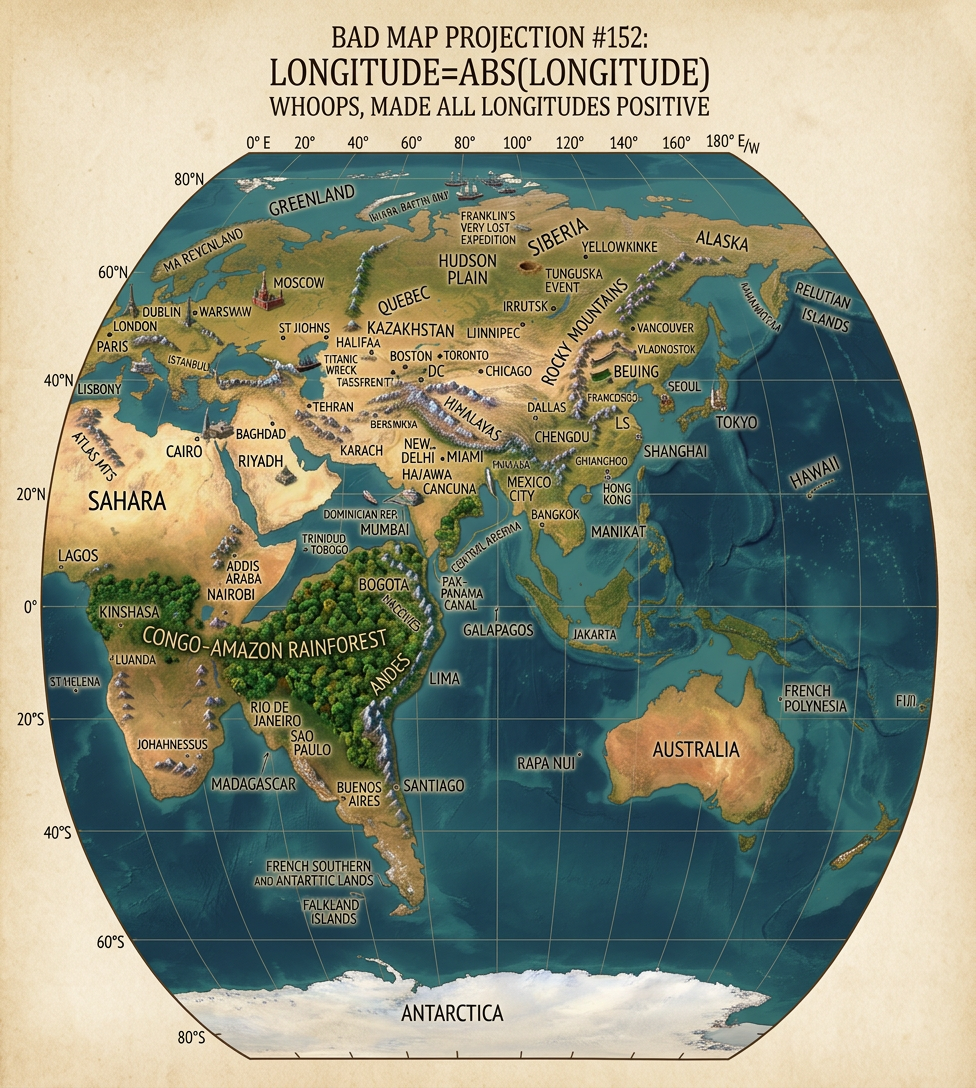 Positive vibes/longitudes only
