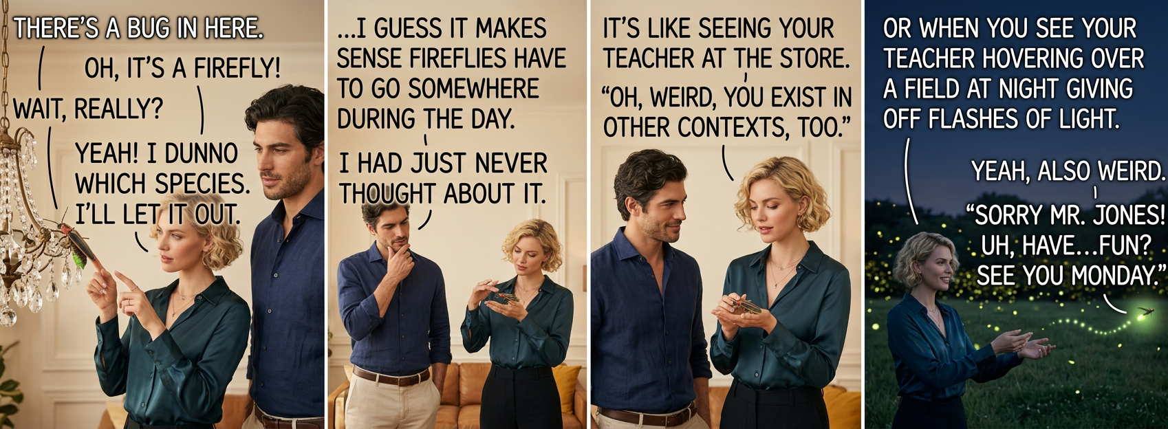 Mr. Jones, watch out for Ms. Lenhart! She's from genus Photuris!