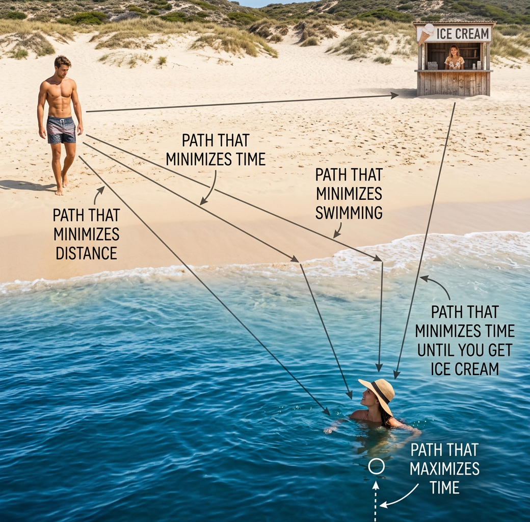 Of course you get an ice cream cone for the swimmer too! You're not a monster.