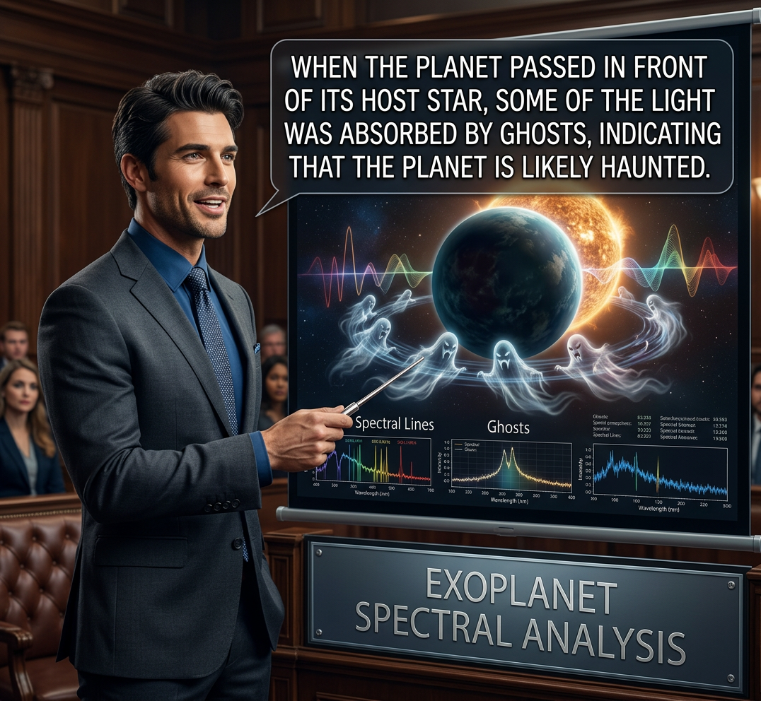 NASA prefers to say that their rovers are 'looking for signs of past life on Mars' and not 'ghost hunting.'