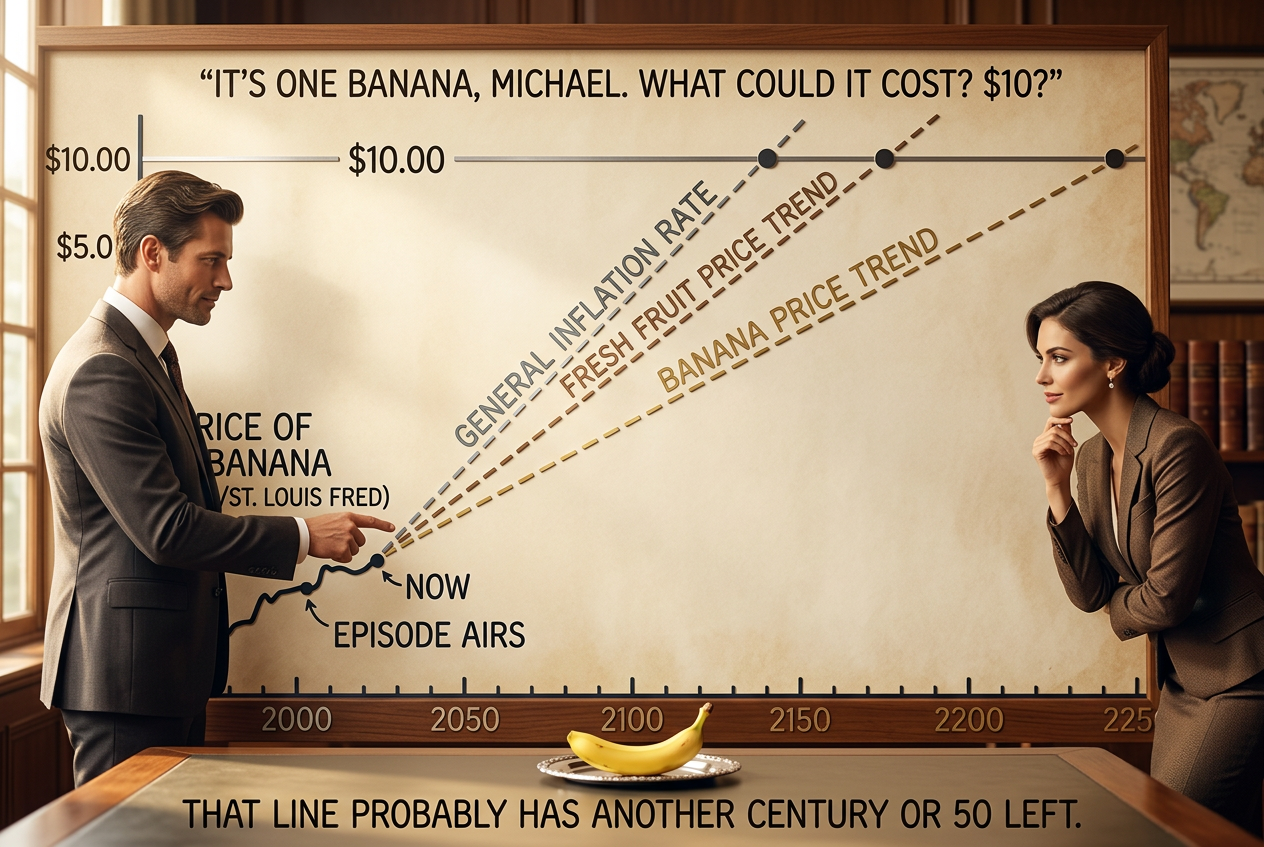 It's a linear extrapolation, Michael. How big could the error be? 10%?