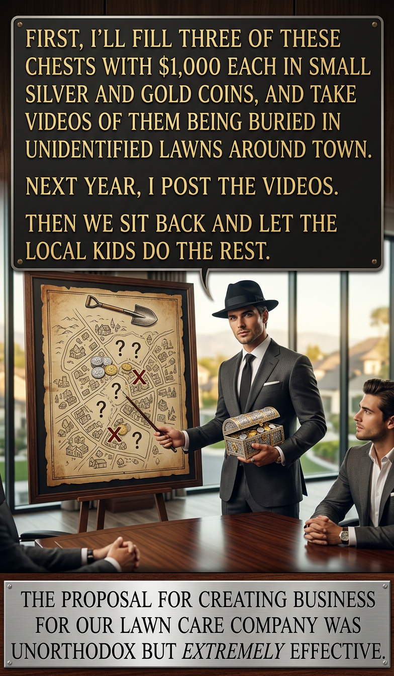 [earlier] "Your vintage-style handmade chest business is struggling. But I have a plan."