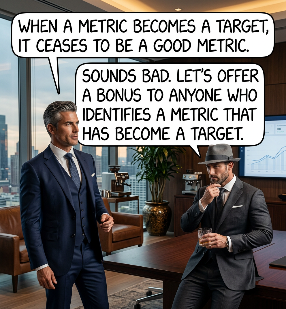 [later] I'm pleased to report we're now identifying and replacing hundreds of outdated metrics per hour.