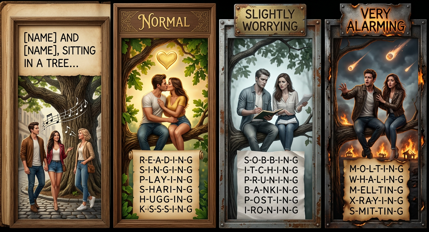 First comes blood / Then we perish / Then comes Death in his Eternity Carriage.