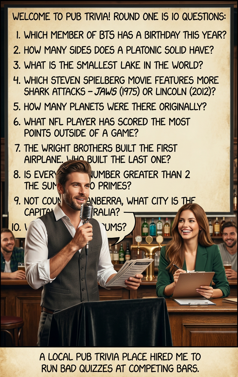 Bonus question: Where is London located? (a) The British Isles (b) Great Britain and Northern Ireland (c) The UK (d) Europe (or 'the EU') (e) Greater London