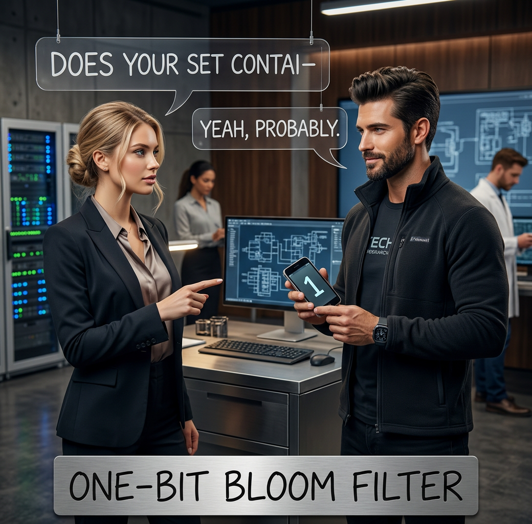 Sometimes, you can tell Bloom filters are the wrong tool for the job, but when they're the right one you can never be sure.