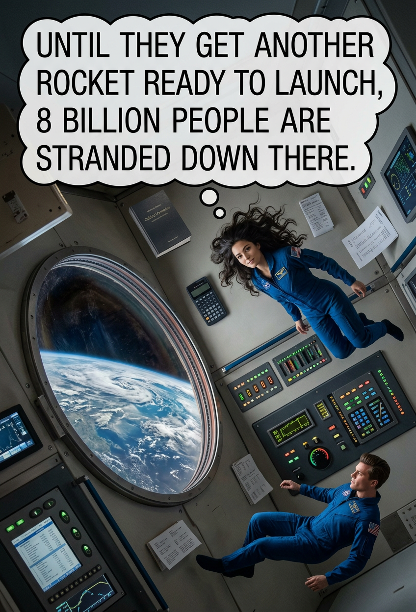 At least they're not alone down there.