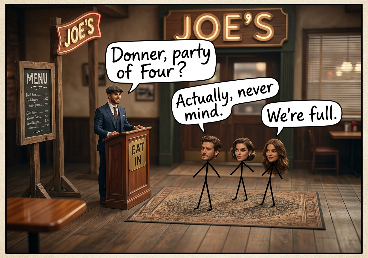 Some people haven't heard of the Donner Party.  They were pioneers who got stranded and likely resorted to cannibalism.