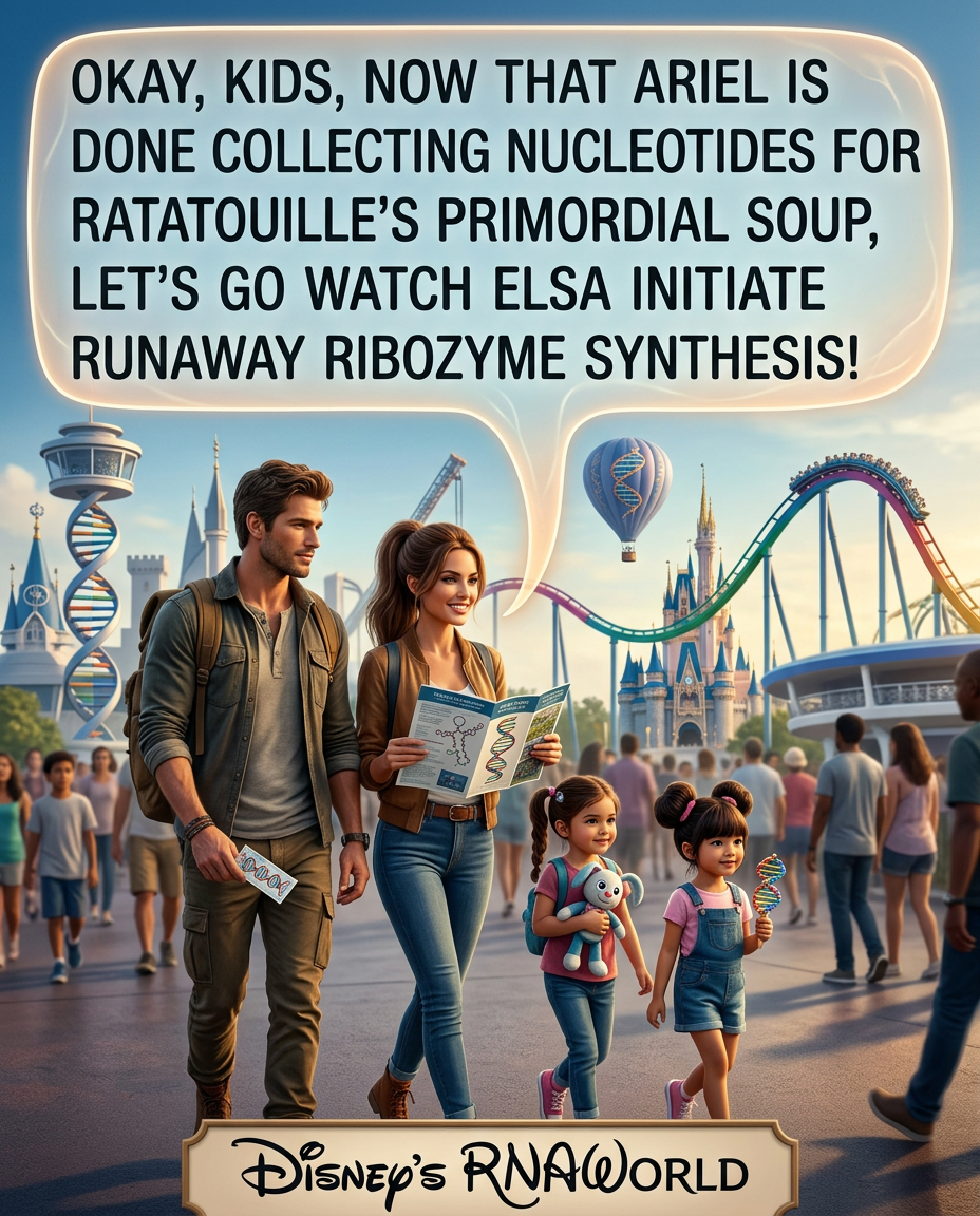 Disney lore: Canonically, because of how Elsa's abiogenesis powers work, Olaf is an RNA-only organism.