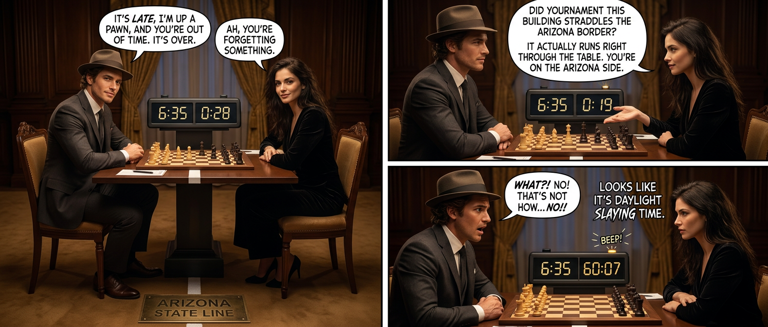 Sometimes, you have to sacrifice pieces to gain the advantage. Sometimes, to advance ... you have to fall back.