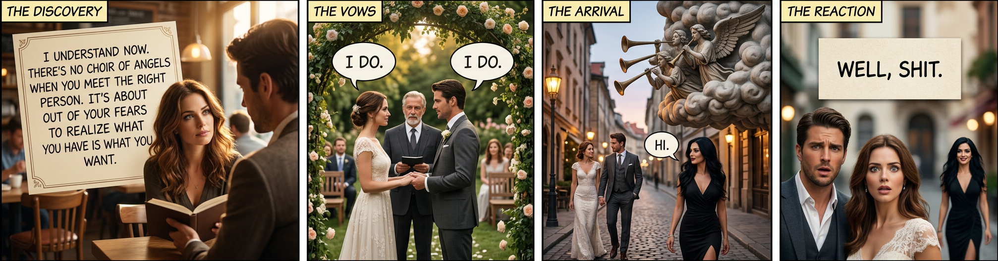 Could be worse.  The last guy in that situation fell for one of the transient trumpeting angels.