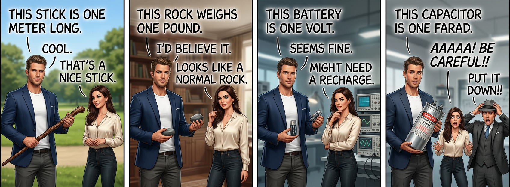 'This HAZMAT container contains radioactive material with activity of one becquerel.' 'So, like, a single banana slice?'