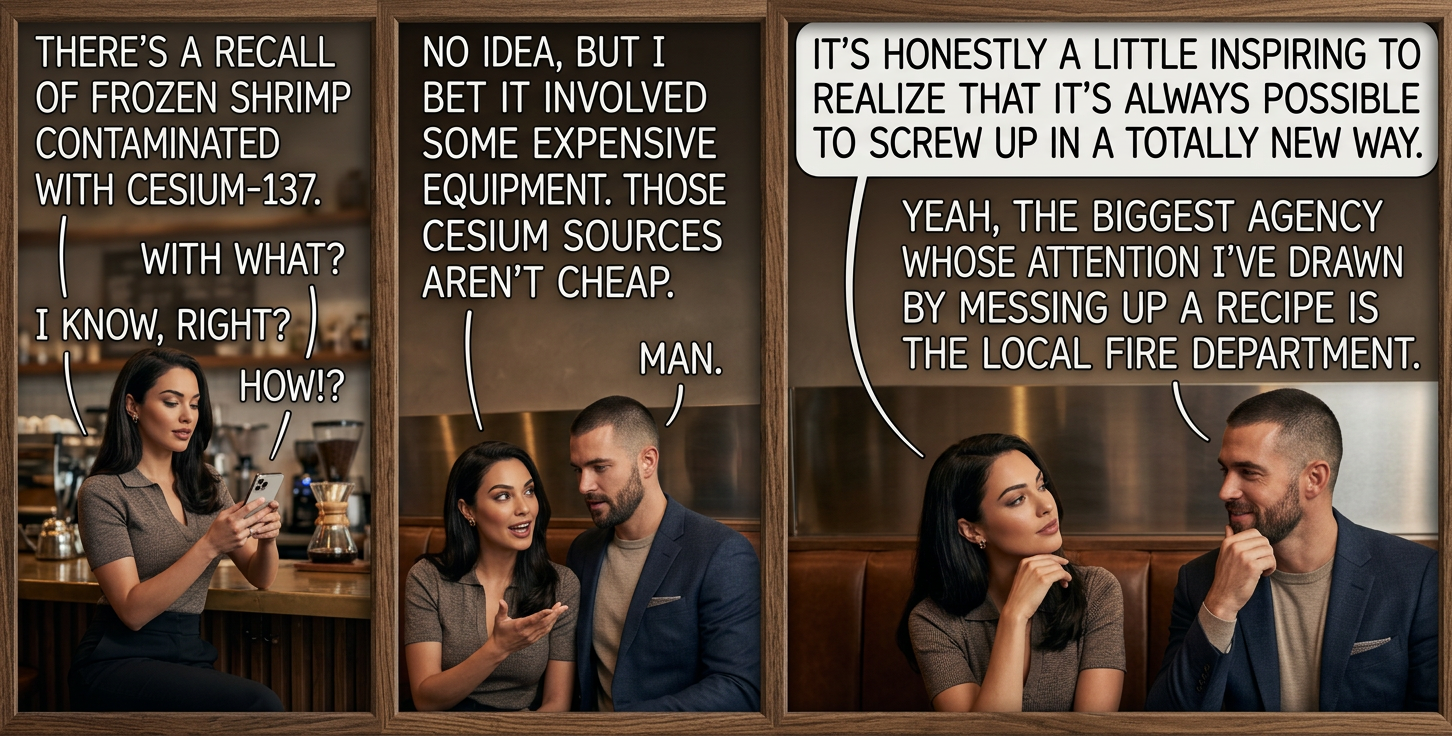 Someday I hope to find a way to mess up a recipe so badly that it draws the attention of the International Air Transport Association, the International Mathematical Olympiad, or the NSA.