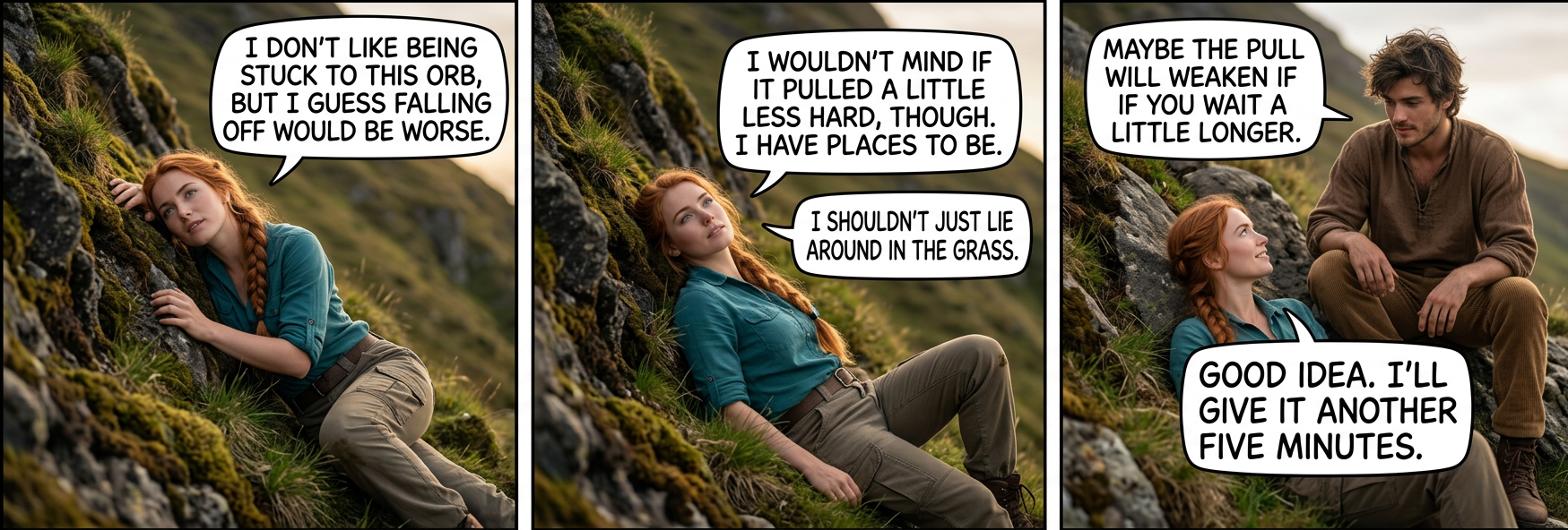 Be careful fighting gravity. If you win, it's a long way down.